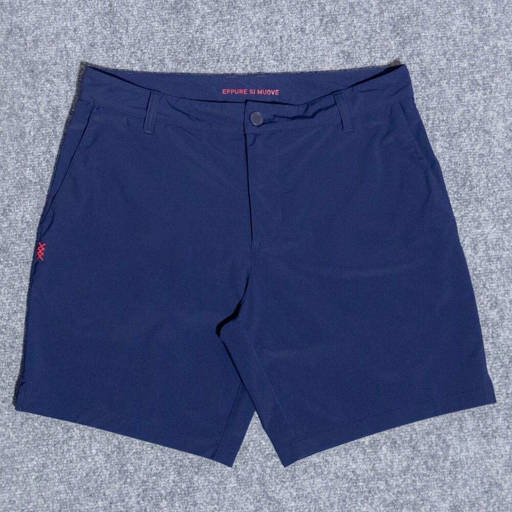 Rhone Resort Performance Stretch 8" Inseam Navy Blue Golf Shorts Men's 31